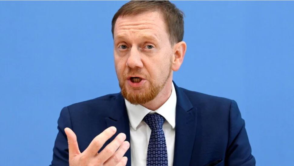 Das Bild zeigt Sachsens Ministerpräsidenten.