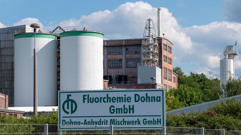 Der Dohnaer Fluorchemie-Standort.