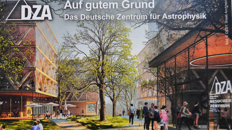 Man sieht das visualisierte Zentrum des neuen DZA-Zentrums in Görlitz.