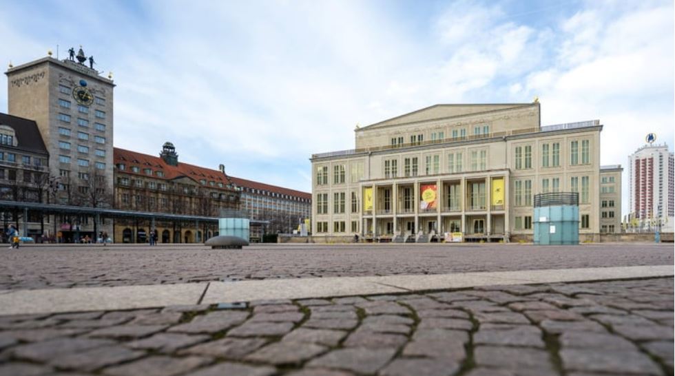 Man sieht die Oper Leipzig