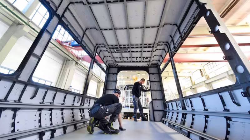 Der polnische Hersteller Pesa &uuml;bernimmt das Unternehmen Heiterblick und will den Standort Leipzig ausbauen. (Archivbild)
Quelle: Waltraud Grubitzsch/dpa-Zentralbild/dpa