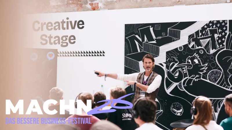 MACHN Festival 2026 in Leipzig: Auf der neuen GWA Marketing Stage treffen KI, Kreativit&auml;t und Zukunftsthemen auf die f&uuml;hrenden K&ouml;pfe der Kommunikationsbranche.