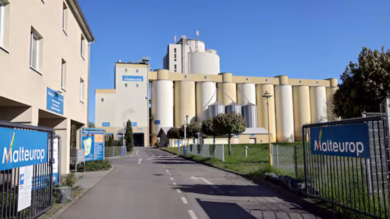 Die Tore schlie&szlig;en sich: Die Malzproduktion in Heidenau ist eingestellt.
Quelle: Mike J&auml;ger